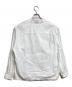 UNDERCOVER (アンダーカバー) 切替オープンカラーシャツ/Panelled Open-Collar Shirt ホワイト サイズ:2：25000円