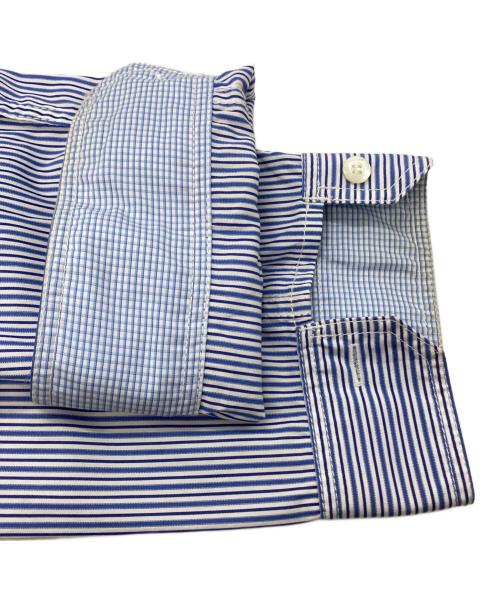 COMME des GARCONS JUNYA WATANABE MAN（コム デ ギャルソン ジュンヤ ワタナベ マン）COMME des GARCONS JUNYA WATANABE MAN (コム デ ギャルソン ジュンヤ ワタナベ マン) Patchwork Shirt/パッチワークシャツ ブルー サイズ:Lの古着・服飾アイテム