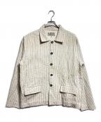 KARTIK RESEARCHカーティックリサーチ）の古着「Kantha Cropped Jacket/カンタ・クロップド・ジャケット」｜ホワイト