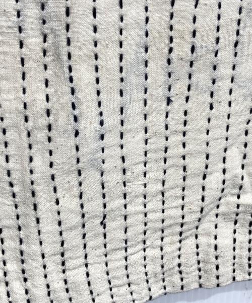KARTIK RESEARCH（カーティックリサーチ）KARTIK RESEARCH (カーティックリサーチ) Kantha Cropped Jacket/カンタ・クロップド・ジャケット ホワイト サイズ:Lの古着・服飾アイテム