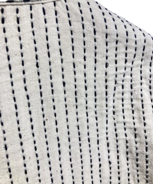 KARTIK RESEARCH（カーティックリサーチ）KARTIK RESEARCH (カーティックリサーチ) Kantha Cropped Jacket/カンタ・クロップド・ジャケット ホワイト サイズ:Lの古着・服飾アイテム