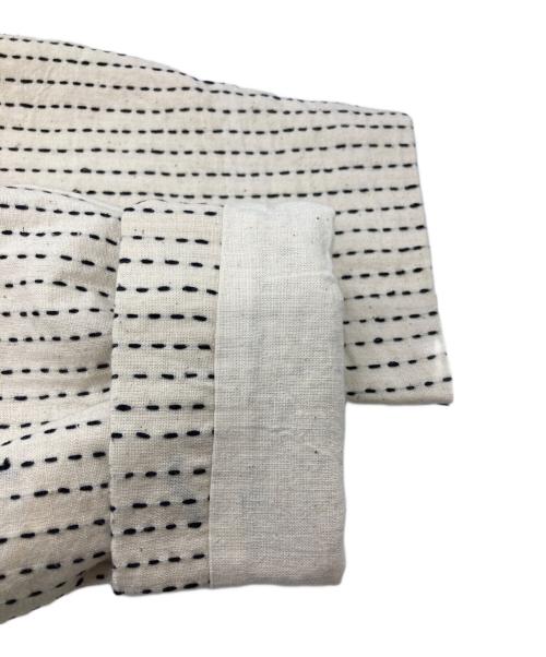 KARTIK RESEARCH（カーティックリサーチ）KARTIK RESEARCH (カーティックリサーチ) Kantha Cropped Jacket/カンタ・クロップド・ジャケット ホワイト サイズ:Lの古着・服飾アイテム