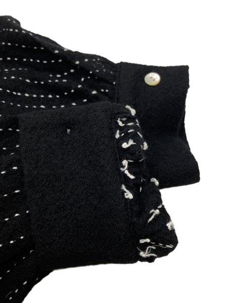 GLASS CYPRESS（グラス・サイプレス）GLASS CYPRESS (グラス・サイプレス) エンブロイダリー シャツ/Embroidered shirt ブラック サイズ:Lの古着・服飾アイテム