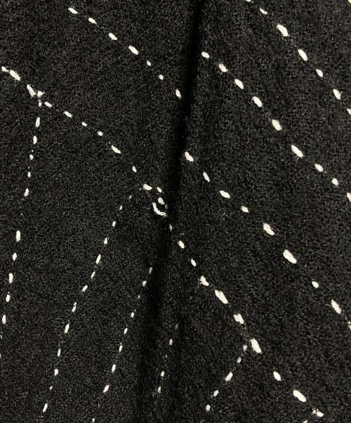 GLASS CYPRESS（グラス・サイプレス）GLASS CYPRESS (グラス・サイプレス) embroidered trousers/刺繍入りトラウザーズ ブラック サイズ:34の古着・服飾アイテム