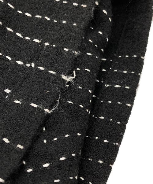 GLASS CYPRESS（グラス・サイプレス）GLASS CYPRESS (グラス・サイプレス) embroidered trousers/刺繍入りトラウザーズ ブラック サイズ:34の古着・服飾アイテム