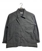 ts(s)ティーエスエス）の古着「Ripstop Military Shirt Jacket/リップストップ ミリタリーシャツジャケット」｜グレー