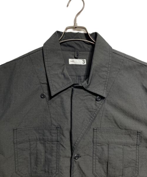 ts(s)（ティーエスエス）ts(s) (ティーエスエス) Ripstop Military Shirt Jacket/リップストップ ミリタリーシャツジャケット グレー サイズ:3の古着・服飾アイテム