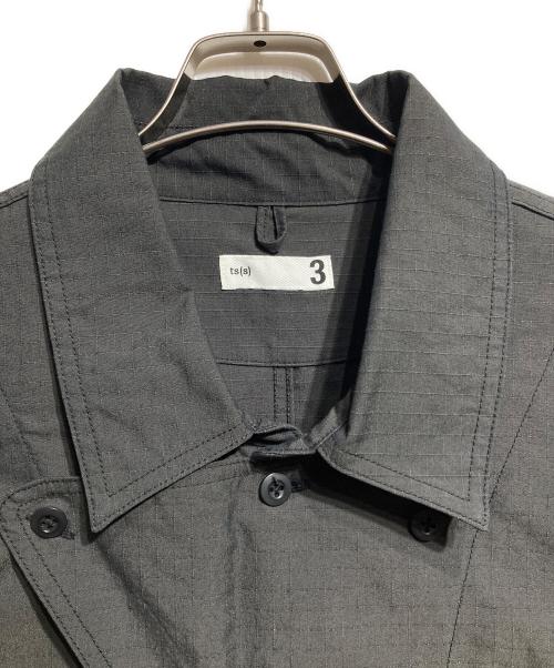 ts(s)（ティーエスエス）ts(s) (ティーエスエス) Ripstop Military Shirt Jacket/リップストップ ミリタリーシャツジャケット グレー サイズ:3の古着・服飾アイテム