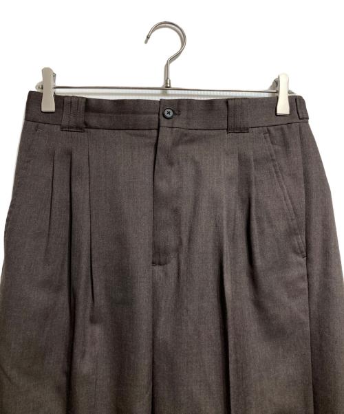 YOKE（ヨーク）YOKE (ヨーク) スラックス ブラウン サイズ:2の古着・服飾アイテム