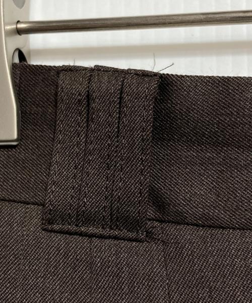 YOKE（ヨーク）YOKE (ヨーク) スラックス ブラウン サイズ:2の古着・服飾アイテム