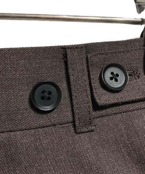 YOKE（ヨーク）YOKE (ヨーク) スラックス ブラウン サイズ:2の古着・服飾アイテム