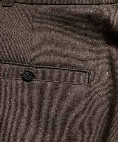 YOKE（ヨーク）YOKE (ヨーク) スラックス ブラウン サイズ:2の古着・服飾アイテム