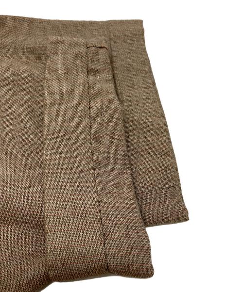 nonnotte（ノノット）nonnotte (ノノット) Draping Elastic Wide Trousers TypeA/ドローピングエラスティックワイドパンツ ベージュ サイズ:4の古着・服飾アイテム