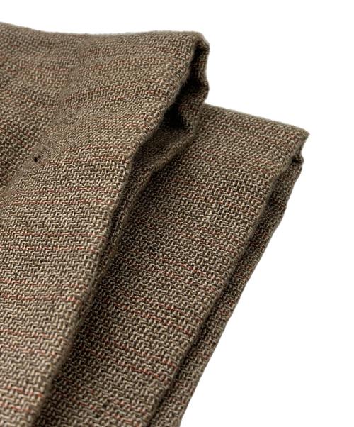 nonnotte（ノノット）nonnotte (ノノット) Draping Elastic Wide Trousers TypeA/ドローピングエラスティックワイドパンツ ベージュ サイズ:4の古着・服飾アイテム