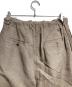 中古・古着 nonnotte (ノノット) Draping Elastic Wide Trousers TypeA/ドローピングエラスティックワイドパンツ ベージュ サイズ:4：16000円
