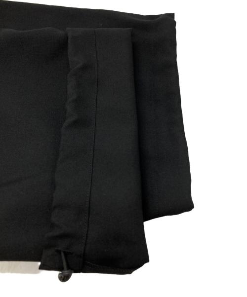 MATSUFUJI（マツフジ）MATSUFUJI (マツフジ) Water-repellent Wool Wide Cargo Trousers/撥水ウール ワイドカーゴパンツ ブラック サイズ:3の古着・服飾アイテム