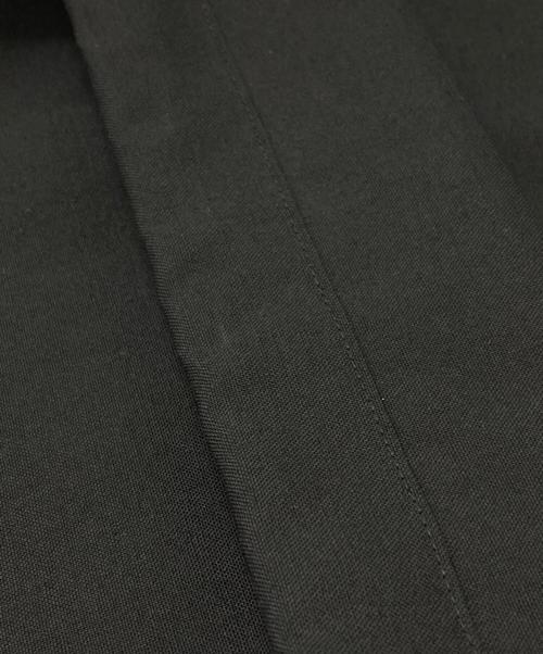 MATSUFUJI（マツフジ）MATSUFUJI (マツフジ) Water-repellent Wool Wide Cargo Trousers/撥水ウール ワイドカーゴパンツ ブラック サイズ:3の古着・服飾アイテム