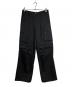 MATSUFUJI（マツフジ）の古着「Water-repellent Wool Wide Cargo Trousers/撥水ウール ワイドカーゴパンツ」｜ブラック