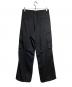 MATSUFUJI (マツフジ) Water-repellent Wool Wide Cargo Trousers/撥水ウール ワイドカーゴパンツ ブラック サイズ:3：13000円