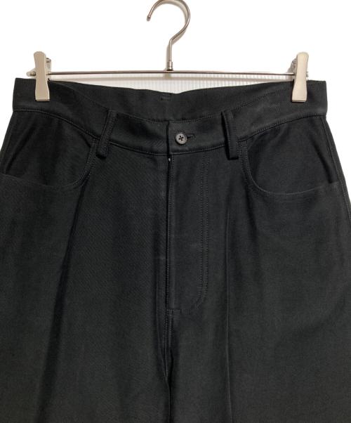 nonnotte（ノノット）nonnotte (ノノット) 5 POCKET TROUSERS EXTRA WIDE/5ポケットトラウザーズ エクストラワイド ブラック サイズ:4の古着・服飾アイテム