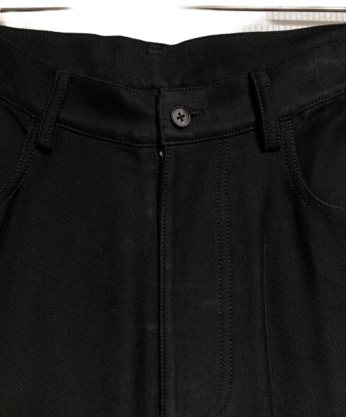 nonnotte（ノノット）nonnotte (ノノット) 5 POCKET TROUSERS EXTRA WIDE/5ポケットトラウザーズ エクストラワイド ブラック サイズ:4の古着・服飾アイテム