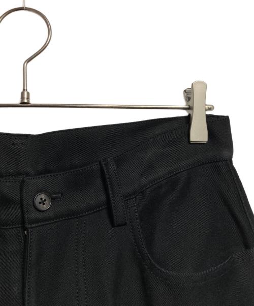 nonnotte（ノノット）nonnotte (ノノット) 5 POCKET TROUSERS EXTRA WIDE/5ポケットトラウザーズ エクストラワイド ブラック サイズ:4の古着・服飾アイテム