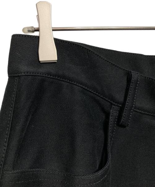 nonnotte（ノノット）nonnotte (ノノット) 5 POCKET TROUSERS EXTRA WIDE/5ポケットトラウザーズ エクストラワイド ブラック サイズ:4の古着・服飾アイテム