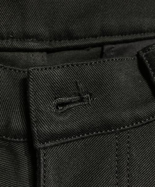 nonnotte（ノノット）nonnotte (ノノット) 5 POCKET TROUSERS EXTRA WIDE/5ポケットトラウザーズ エクストラワイド ブラック サイズ:4の古着・服飾アイテム