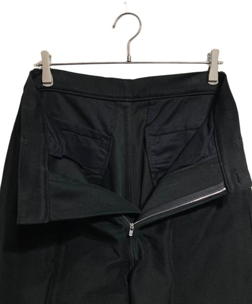 nonnotte（ノノット）nonnotte (ノノット) 5 POCKET TROUSERS EXTRA WIDE/5ポケットトラウザーズ エクストラワイド ブラック サイズ:4の古着・服飾アイテム
