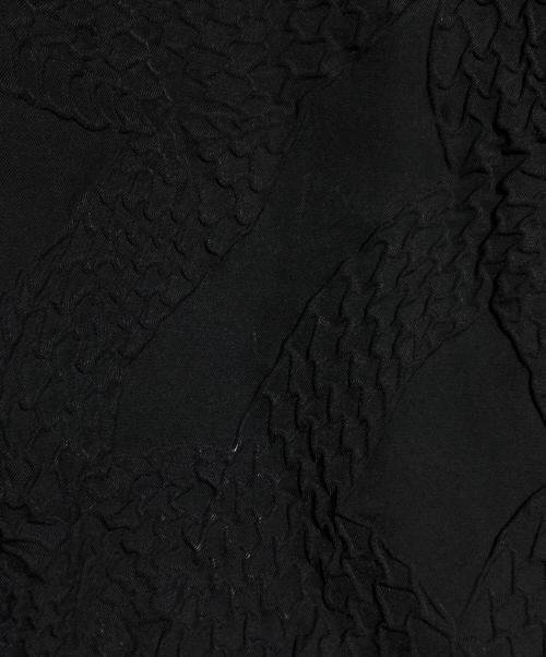 KOZABURO（コウザブロウ）KOZABURO (コウザブロウ) EMBOSSING KOZY PANTS/エンボス加工コージーパンツ ブラック サイズ:2の古着・服飾アイテム