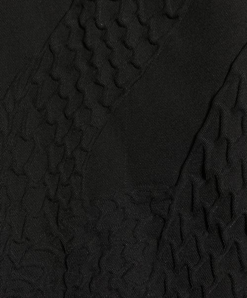 KOZABURO（コウザブロウ）KOZABURO (コウザブロウ) EMBOSSING KOZY PANTS/エンボス加工コージーパンツ ブラック サイズ:2の古着・服飾アイテム
