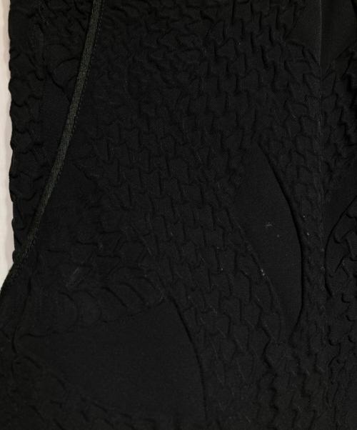 KOZABURO（コウザブロウ）KOZABURO (コウザブロウ) EMBOSSING KOZY PANTS/エンボス加工コージーパンツ ブラック サイズ:2の古着・服飾アイテム