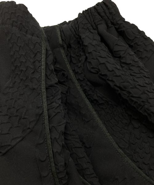 KOZABURO（コウザブロウ）KOZABURO (コウザブロウ) EMBOSSING KOZY PANTS/エンボス加工コージーパンツ ブラック サイズ:2の古着・服飾アイテム