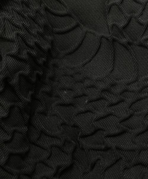 KOZABURO（コウザブロウ）KOZABURO (コウザブロウ) EMBOSSING KOZY PANTS/エンボス加工コージーパンツ ブラック サイズ:2の古着・服飾アイテム