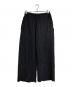 KOZABURO（コウザブロウ）の古着「EMBOSSING KOZY PANTS/エンボス加工コージーパンツ」｜ブラック