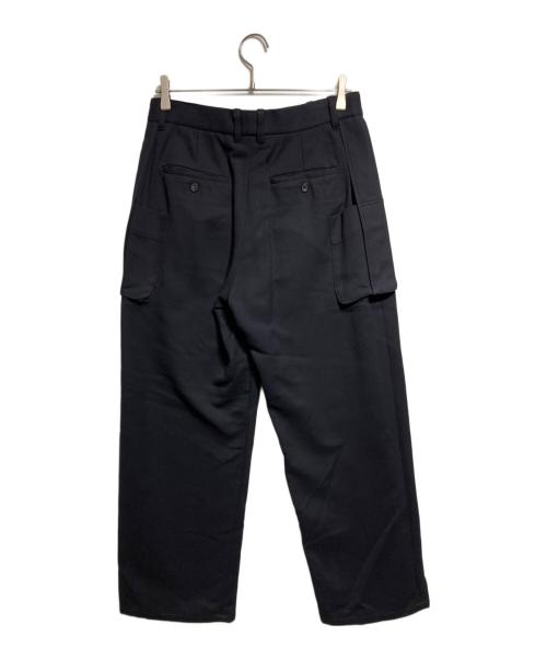 MATSUFUJI（マツフジ）MATSUFUJI (マツフジ) Cotton Voile Water-Repellent Cargo Pants/コットンボイル撥水カーゴパンツ ブラック サイズ:3の古着・服飾アイテム