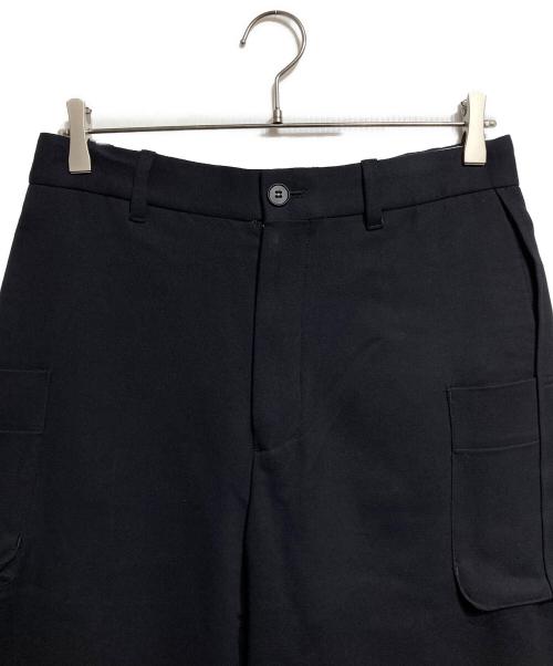 MATSUFUJI（マツフジ）MATSUFUJI (マツフジ) Cotton Voile Water-Repellent Cargo Pants/コットンボイル撥水カーゴパンツ ブラック サイズ:3の古着・服飾アイテム