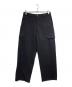 MATSUFUJI（マツフジ）の古着「Cotton Voile Water-Repellent Cargo Pants/コットンボイル撥水カーゴパンツ」｜ブラック
