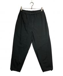 yokosakamoto（ヨウコサカモト）の古着「ワイドイージーパンツ/Wide-leg easy pants」｜ブラック