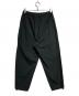 YOKOSAKAMOTO (ヨウコサカモト) ワイドイージーパンツ/Wide-leg easy pants ブラック サイズ:Ｍ：20000円