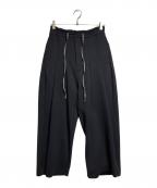 SHINYA KOZUKAシンヤコズカ）の古着「ニットバギーパンツ/Knit baggy pants」｜ブラック