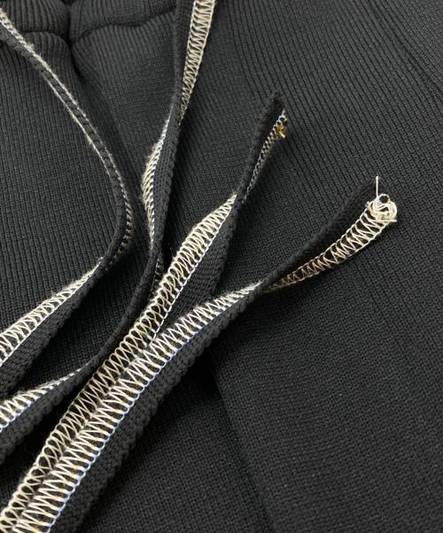 SHINYA KOZUKA（シンヤコズカ）SHINYA KOZUKA (シンヤコズカ) ニットバギーパンツ/Knit baggy pants ブラック サイズ:Sの古着・服飾アイテム