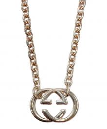 GUCCI（グッチ）の古着「インターロッキングG ネックレス/Interlocking G necklace」｜ピンクゴールド