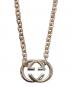 GUCCI（グッチ）の古着「インターロッキングG ネックレス/Interlocking G necklace」｜ピンクゴールド