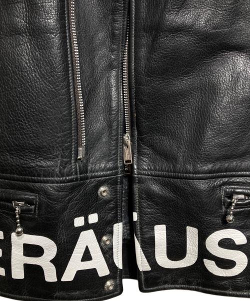 UNDERCOVERISM（アンダーカバーイズム）UNDERCOVERISM (アンダーカバーイズム) フード付レザージャケット/Hooded leather jacket ブラック サイズ:2の古着・服飾アイテム