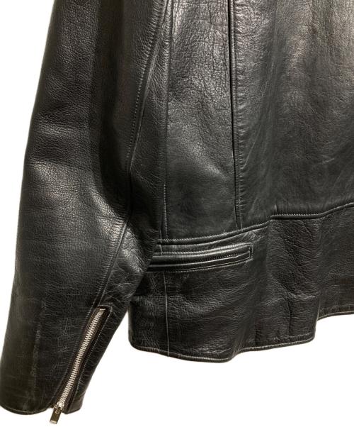 UNDERCOVERISM（アンダーカバーイズム）UNDERCOVERISM (アンダーカバーイズム) フード付レザージャケット/Hooded leather jacket ブラック サイズ:2の古着・服飾アイテム
