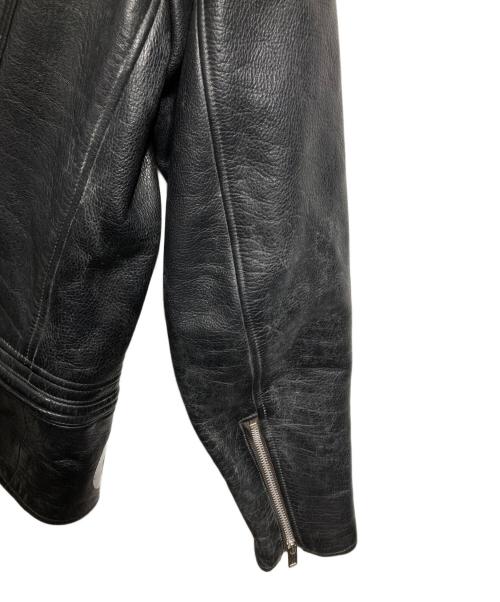 UNDERCOVERISM（アンダーカバーイズム）UNDERCOVERISM (アンダーカバーイズム) フード付レザージャケット/Hooded leather jacket ブラック サイズ:2の古着・服飾アイテム