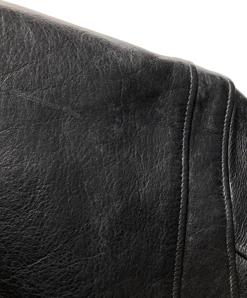 UNDERCOVERISM（アンダーカバーイズム）UNDERCOVERISM (アンダーカバーイズム) フード付レザージャケット/Hooded leather jacket ブラック サイズ:2の古着・服飾アイテム