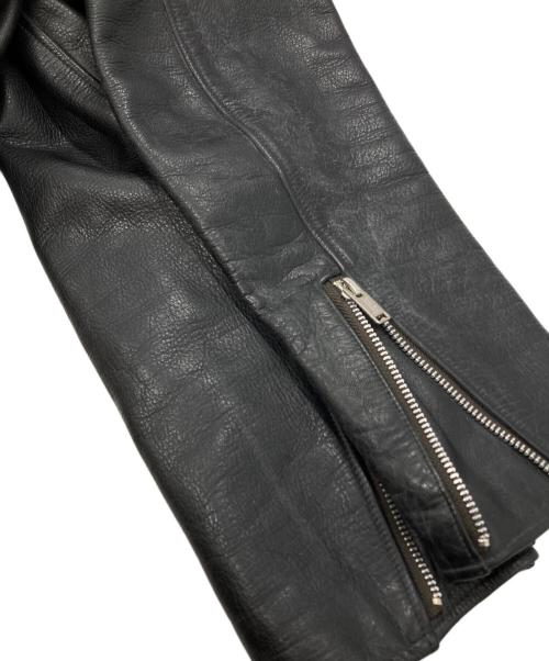 UNDERCOVERISM（アンダーカバーイズム）UNDERCOVERISM (アンダーカバーイズム) フード付レザージャケット/Hooded leather jacket ブラック サイズ:2の古着・服飾アイテム