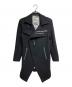 Vivienne Westwood man (ヴィヴィアン ウェストウッド マン) 変形ライダースウールコート/Asymmetric Wool Biker Coat ブラック サイズ:44：28000円